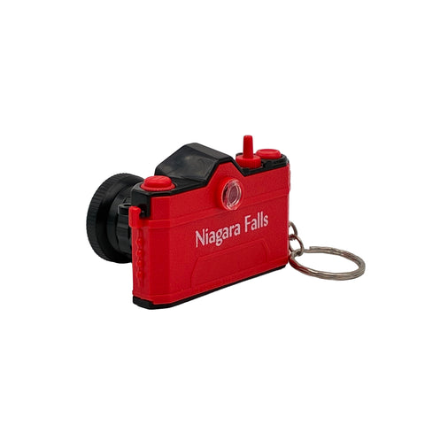 Cámara vintage con visor de diapositivas (edición de las Cataratas del Niágara)