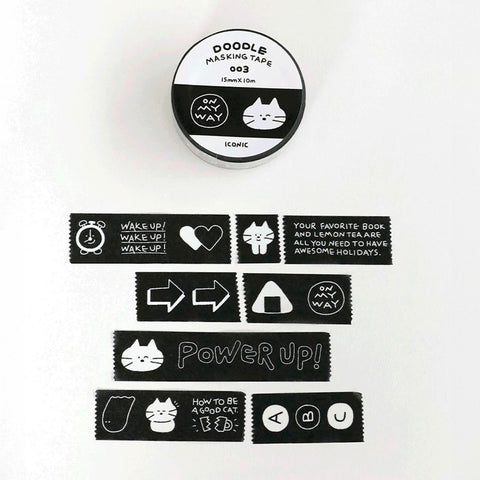 Doodle masking tape 003