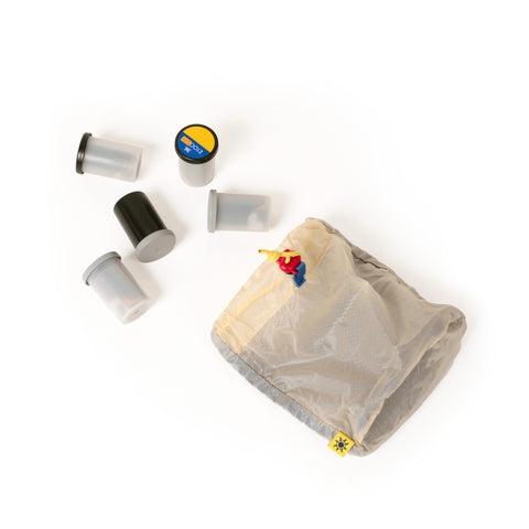 Long Weekend Film Pouch, 5 rolls - Creme Multi