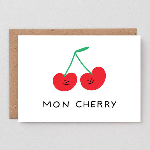 ‘Mon Cherry’ Greetings Card