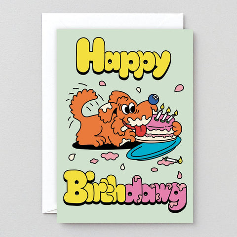 Greeting Card - Happy Birthdawg