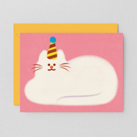 Birthday Cat Kids Thank You Greetings Card