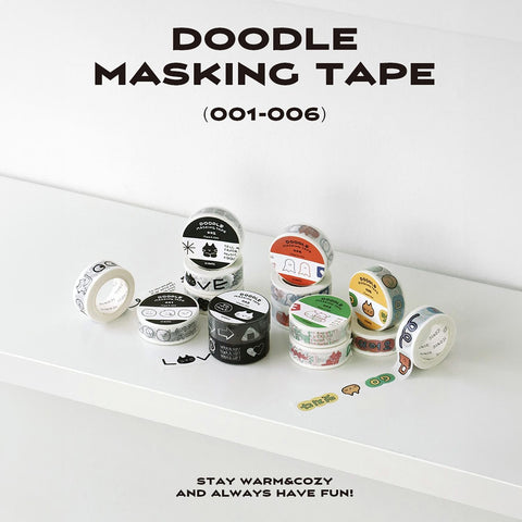 Doodle masking tape