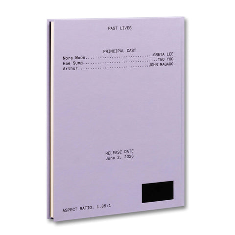 Past Lives Screenplay Book