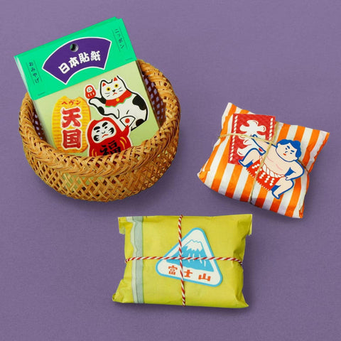 Die Cut Sticker with Japanese motifs - 3 pcs
