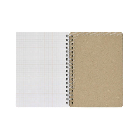 Wirebound Notebook B6 Grid