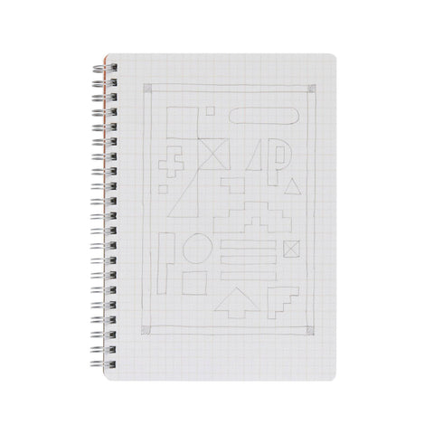 Wirebound Notebook A5 Grid