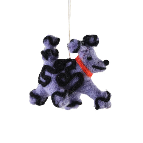 Ornament Dog Fleur Poodle