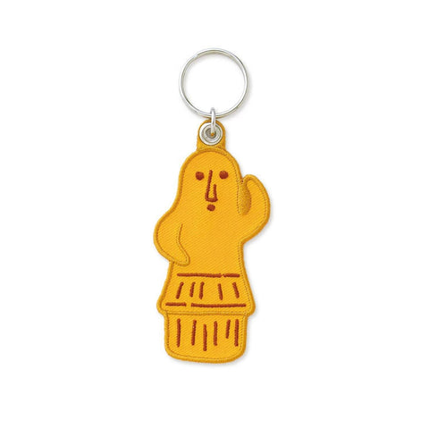 Stitch Work Keychain with Japanese motif