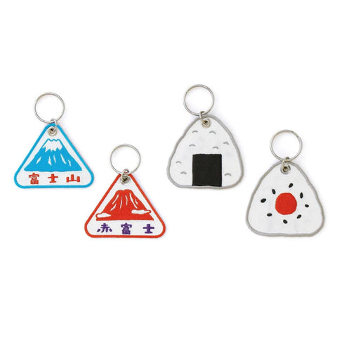 Stitch Work Keychain with Japanese motif