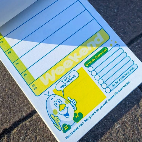 Jumbo Press - The EGGcentric notepad