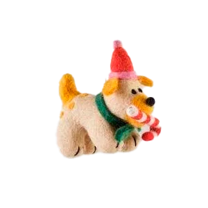 Ornament Martha Dog amb caramel