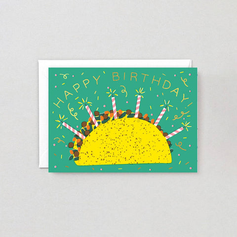 Happy Birthday Taco Greeting Card