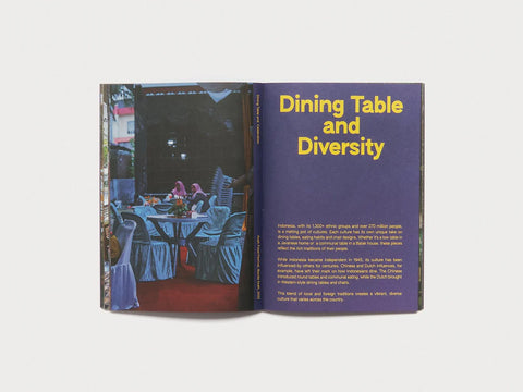 Dining tables of Indonesia