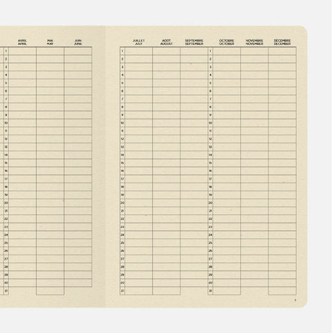 Notebook Papier Tigre A5 - Admin