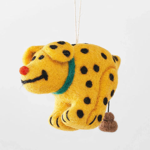 Len, Pooping Dog Felt Hanging Decoration