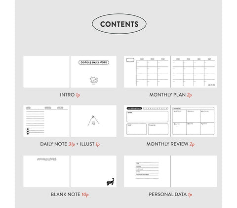 Doodle Daily Mini Notebook