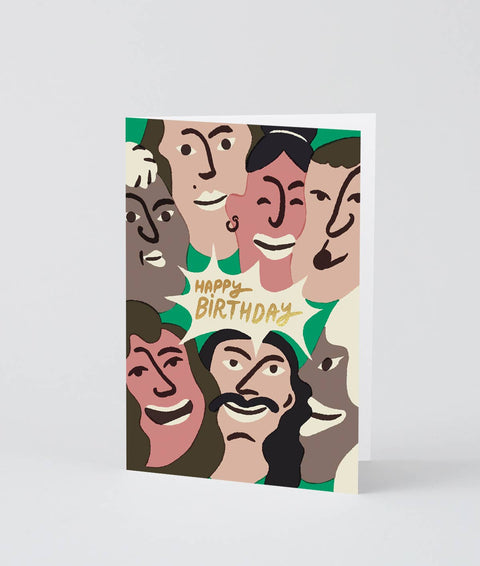 Greeting Card - Happy Birthday with Friends