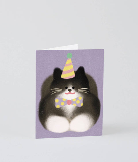 Tuxedo Cat Kids Greeting Card