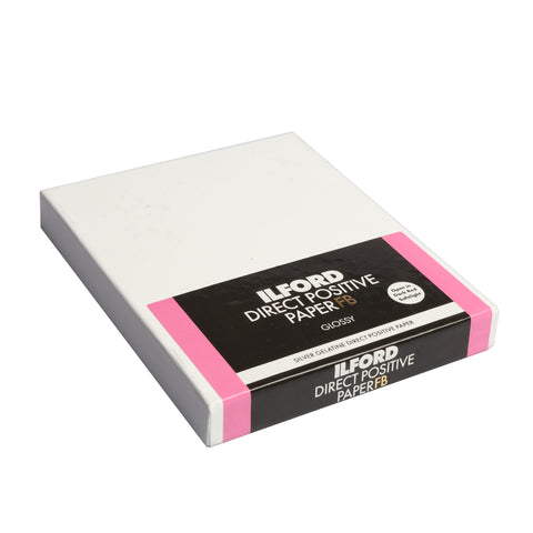 Ilford direct to positive 4x5 glossy paper - 25 sheets