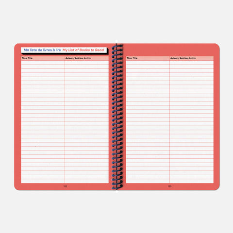 Reading Notebook + 10 exlibris Papier Tigre