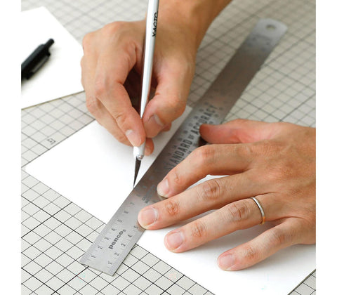 Stainless Steel Ruler by Penco