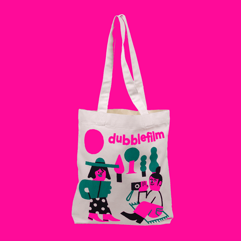 In & Out woven tote bag