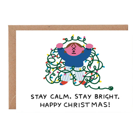 Stay Calm. Stay Bright Christmas Card
