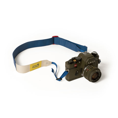 Long Weekend Adjustable Camera Neck Strap - Creme Multi