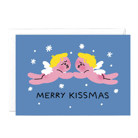 Merry Kissmas Christmas Card