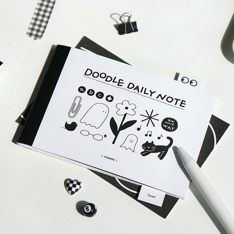 Mini cuaderno diario Doodle