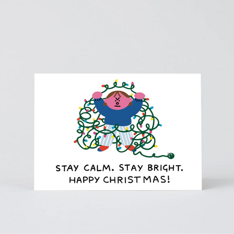 Stay Calm. Stay Bright Christmas Card