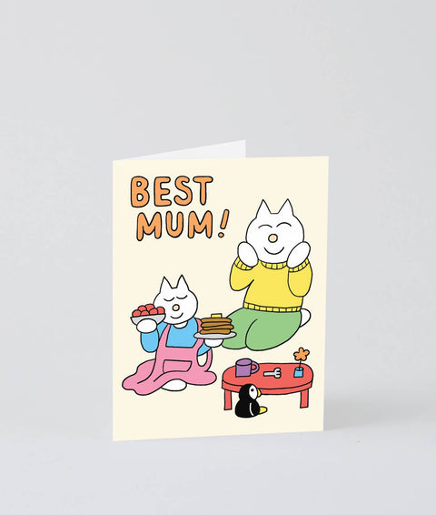 Greeting Card - Best Mum!