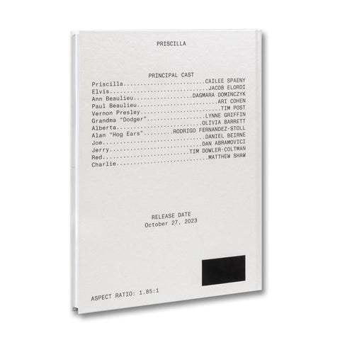 Priscilla Screenplay Book