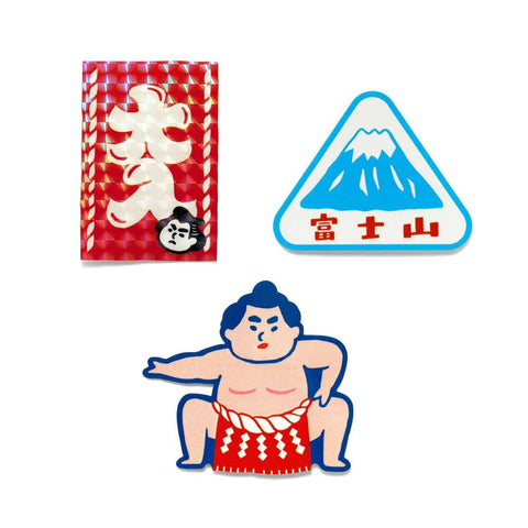 Die Cut Sticker with Japanese motifs - 3 pcs