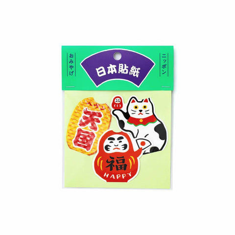 Die Cut Sticker with Japanese motifs - 3 pcs