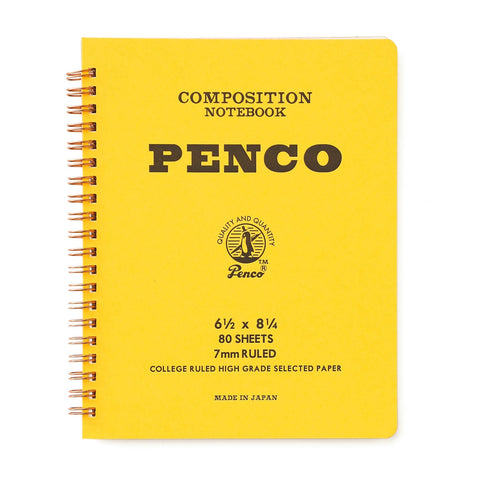 Coil Notebook - Large YELLOW