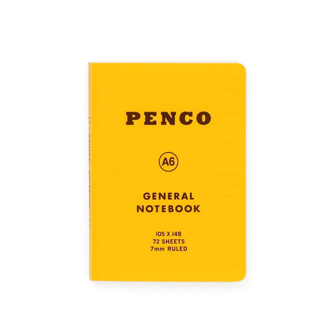 Soft PP Notebook A6 YELLOW by Penco