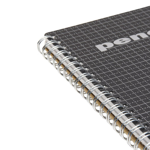 Wirebound Notebook B6 Grid