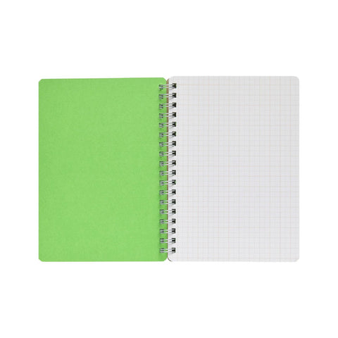 Wirebound Notebook B6 Grid
