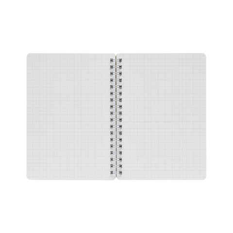 Wirebound Notebook B6 Grid