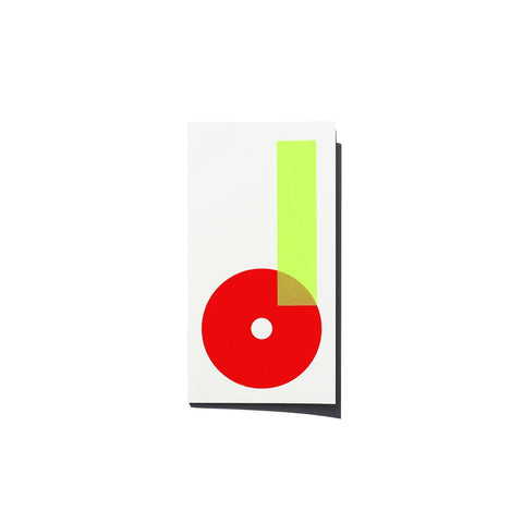 Hanji Book Play Donut 2 - Red, neon green