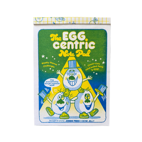 Jumbo Press - The EGGcentric notepad