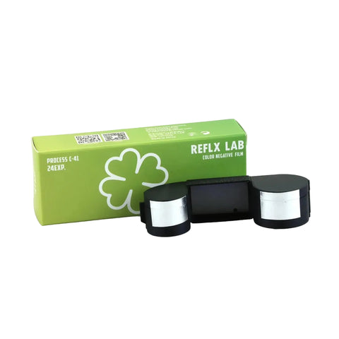 REFLX LAB camera lens with packaging on a white background