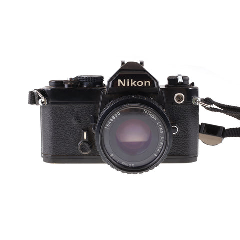 Nikon FM con 50 mm f1.8