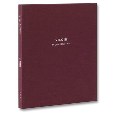 Maroon book with 'VISCIN' branding on a white background