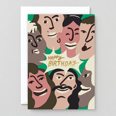 Greeting Card - Happy Birthday with Friends