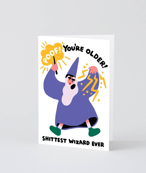 Poof You're Older Greeting Card