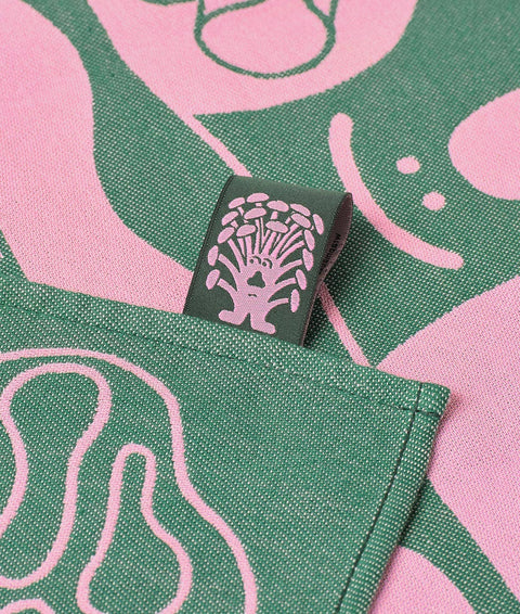 Mushrooms Woven Cotton Tea Towel