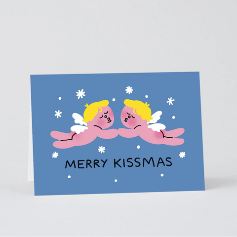 Merry Kissmas Christmas Card
